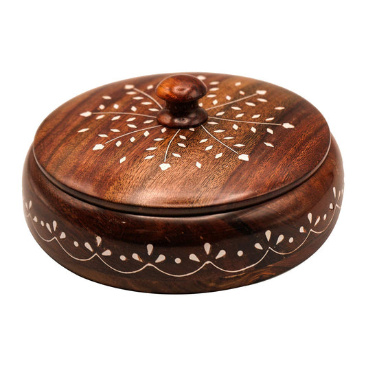 Spice box – Round with a Spoon