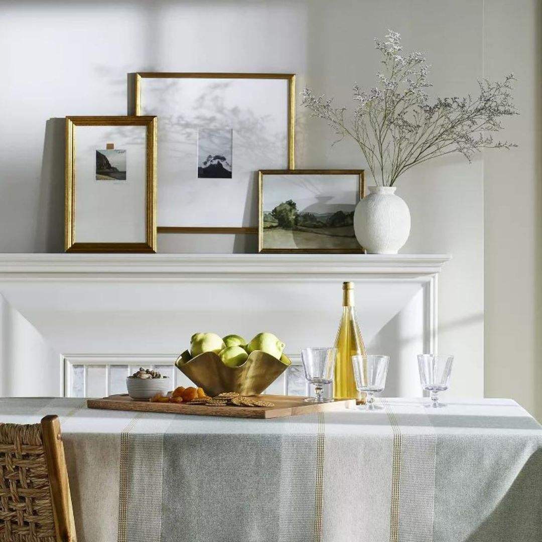 Gold Sculptural Aluminum Decorative Bowl