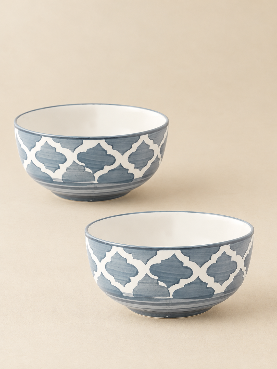 Moroccan Family Dinner Set - Grey