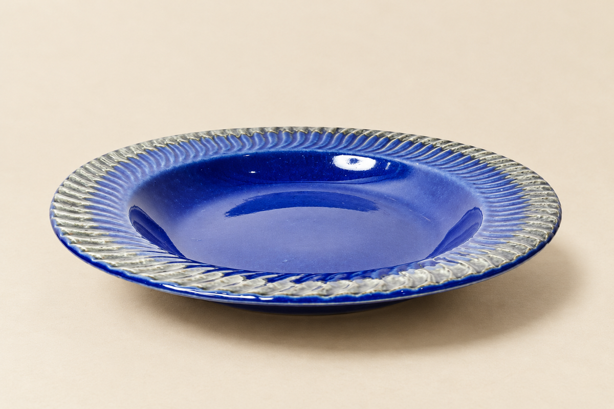 Pasta Plate Blue (Set of 2)
