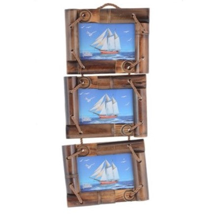 Wooden Photo Frame Set of 3 (Wall Hanging)