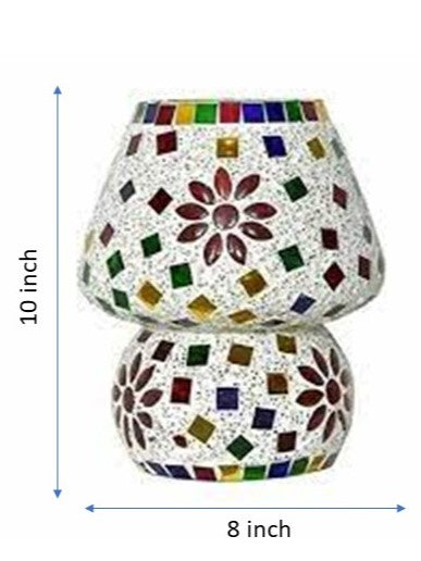 Mosaic Glass Table Lamp - 1 Pc