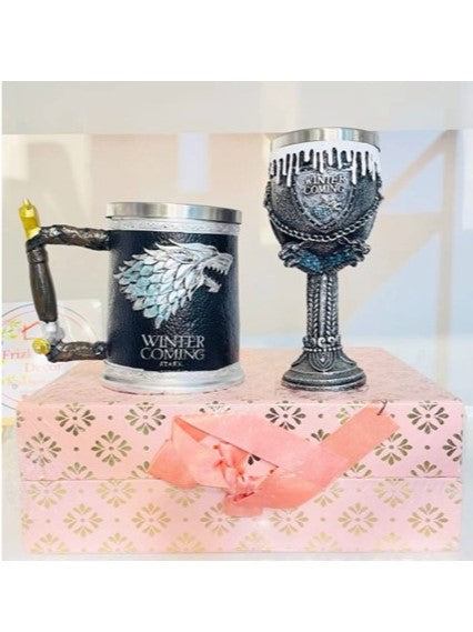 Game of Thrones 3D Beer Mug and Wine Glass