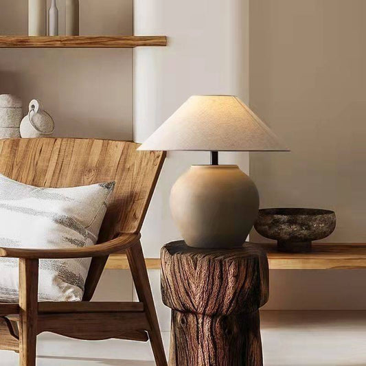 Wabi Glow Ceramic Table Lamp