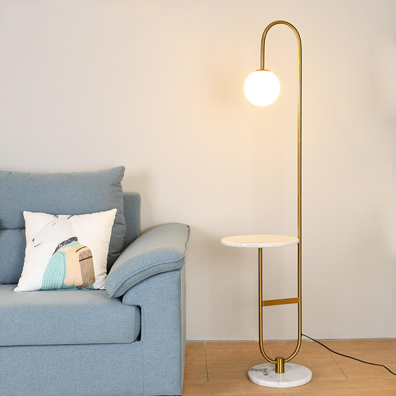 Marble Glow Floor Lamp