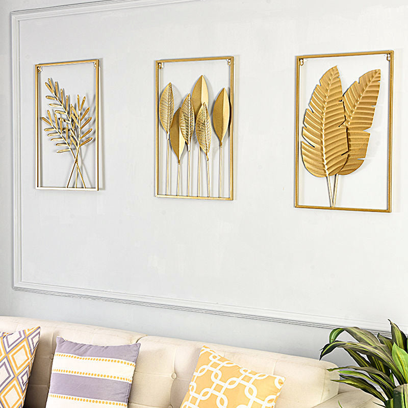 Leaf Metal Wall Art - Set of 2