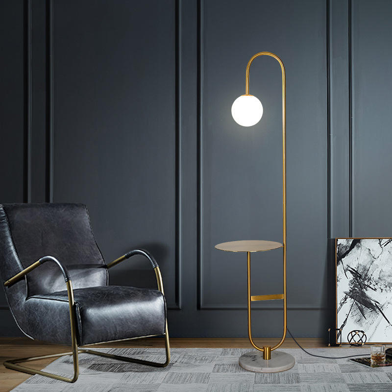 Marble Glow Floor Lamp