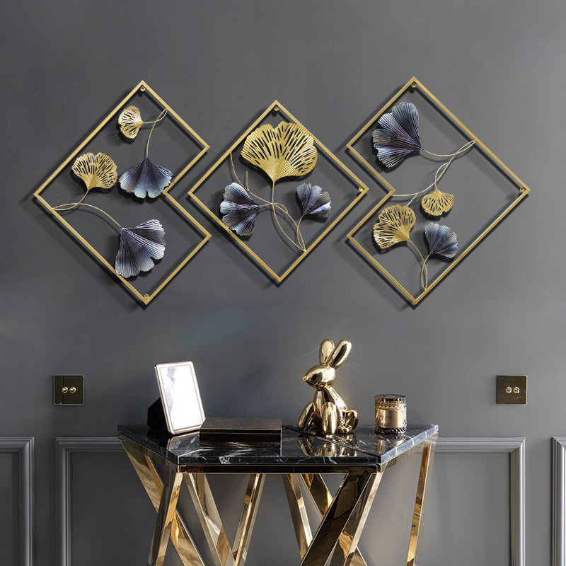 Modern Metal Wall Art Pack of 3