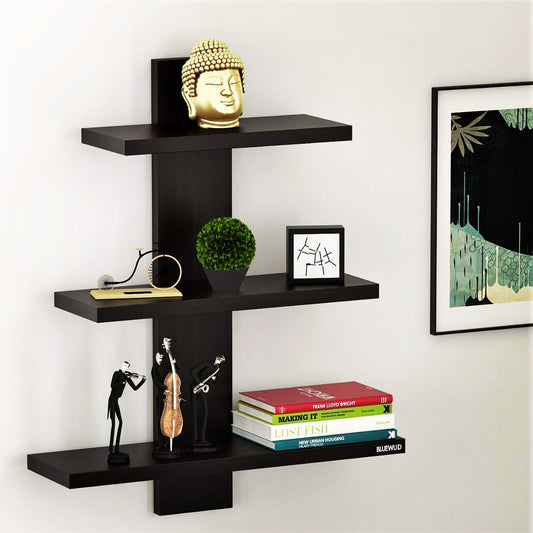 Floating Wooden Wall Hanging Shelves