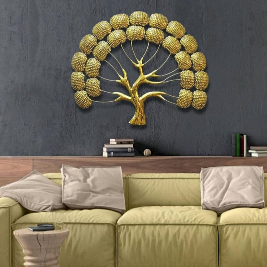 Handcrafted Metal Tree for Wall Decor