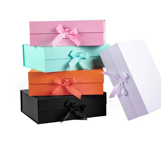 Multicolored Foldable Gift Box