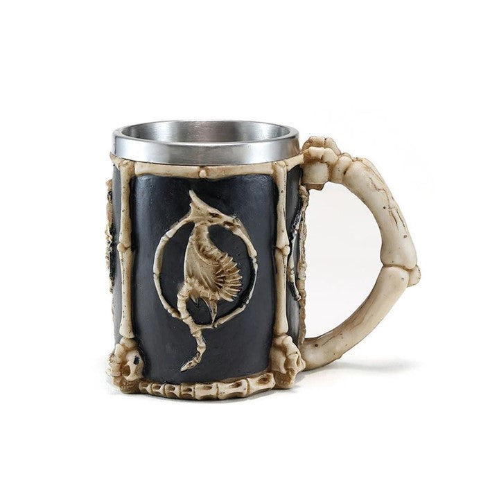 Frizka Dragon Skeleton Tankard 16 oz Mug