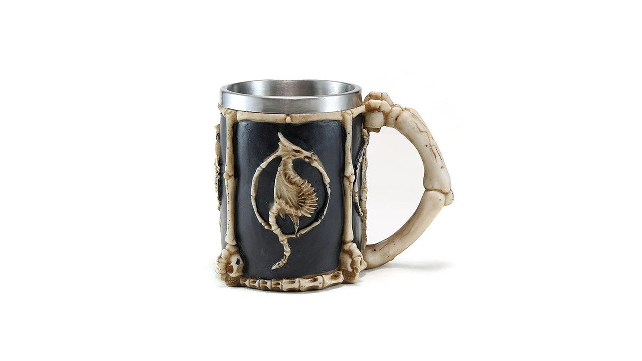 Frizka Dragon Skeleton Tankard 16 oz Mug