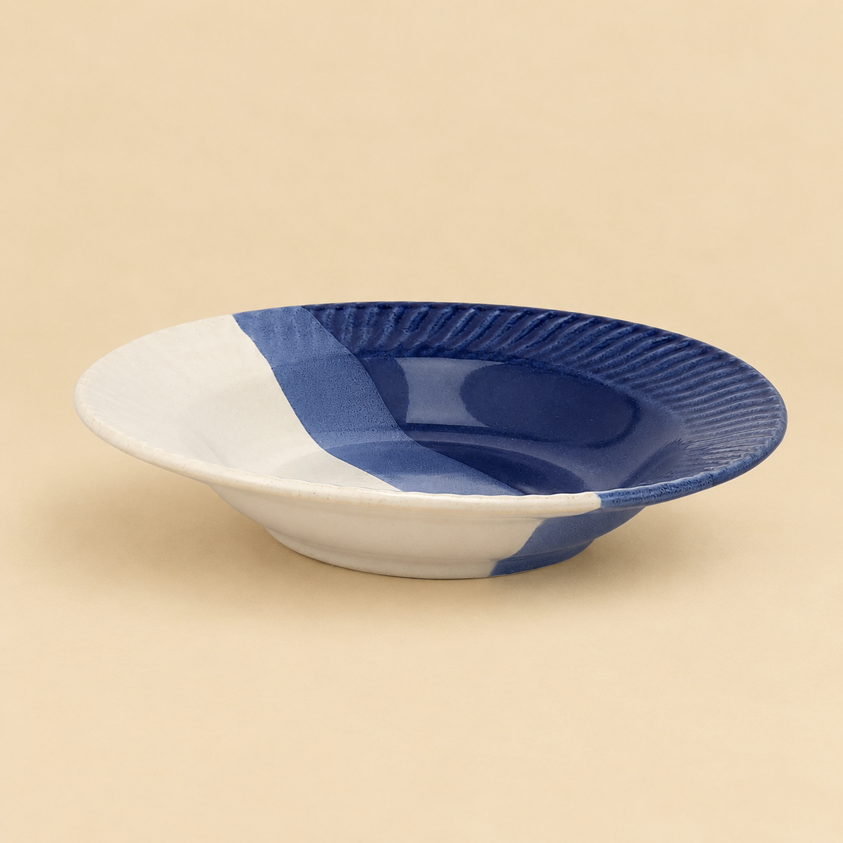 Coastal Blue Pasta Plate