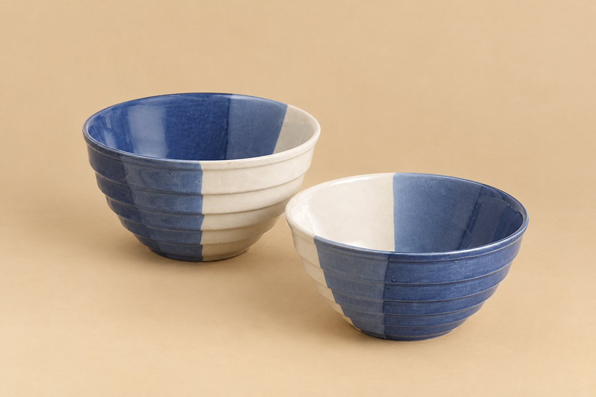 Coastal Blue Serving Bowls (Set of 2)
