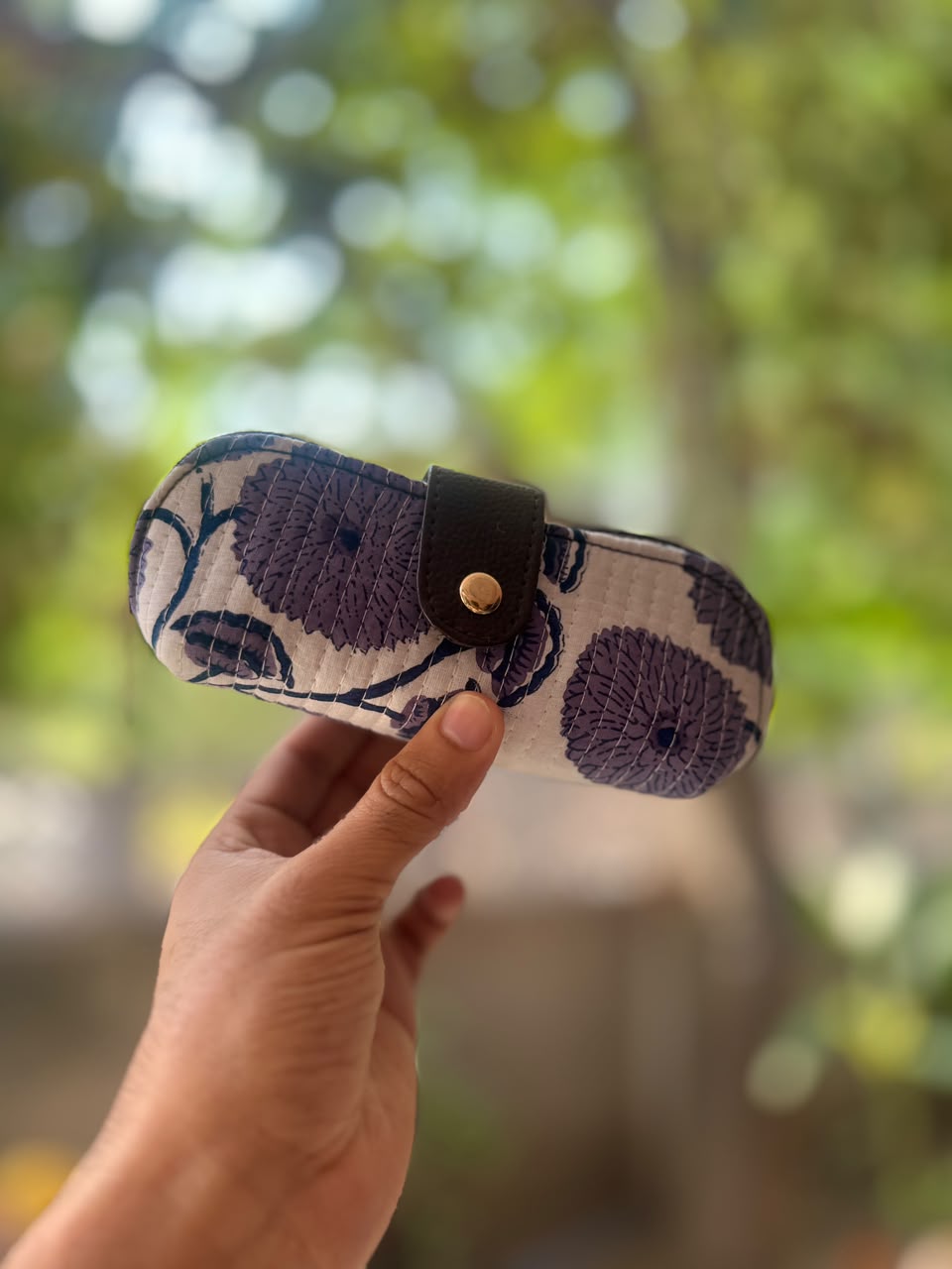 Hand Block Printed Fabric Spectacle Cover (Set of 5)