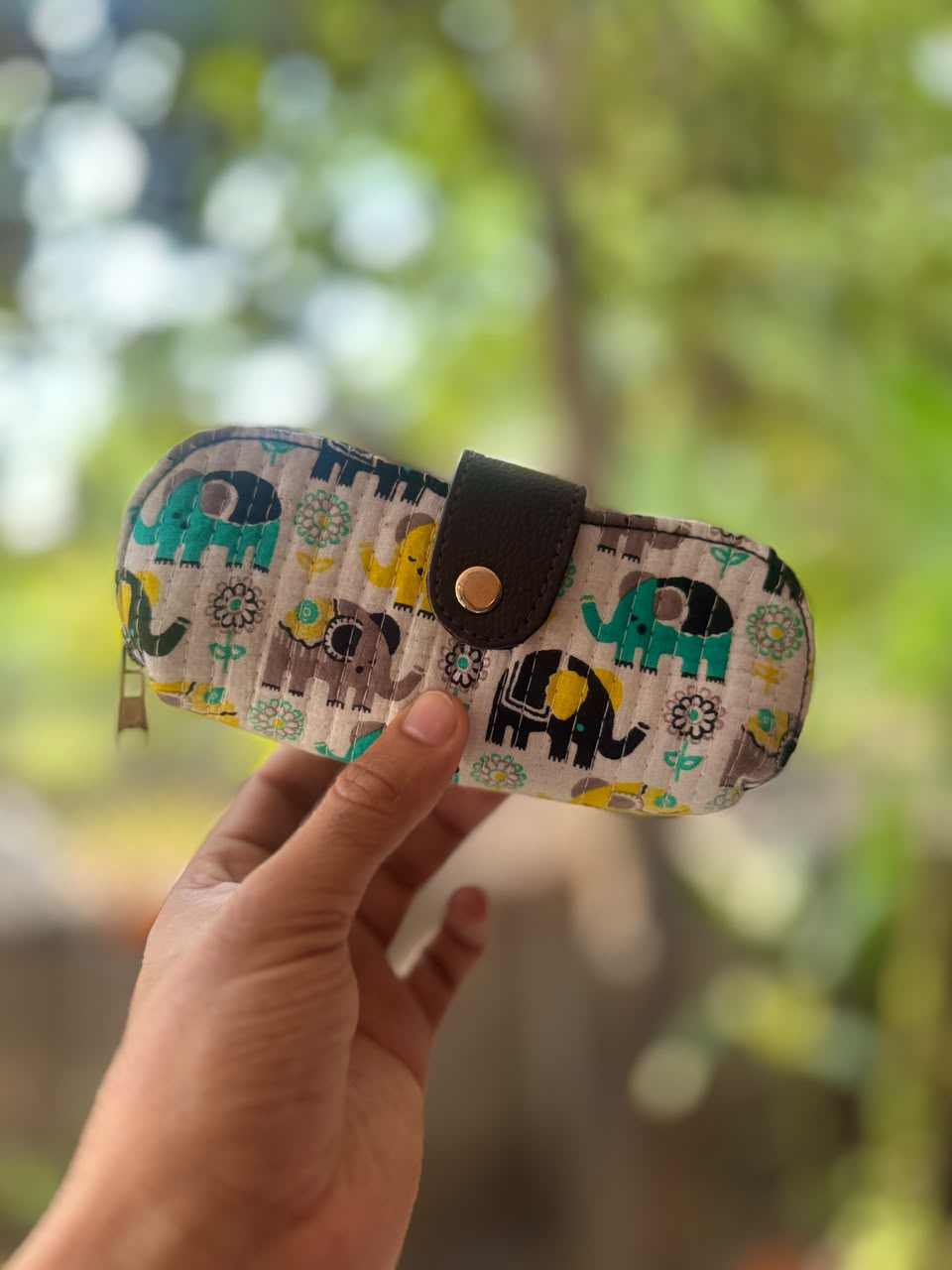 Hand Block Printed Fabric Spectacle Cover (Set of 5)