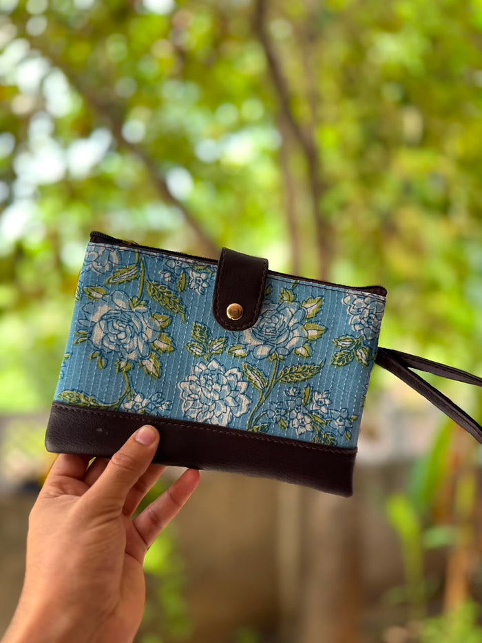 Stylish Printed Fabric Pouch (Assorted Set of 4)