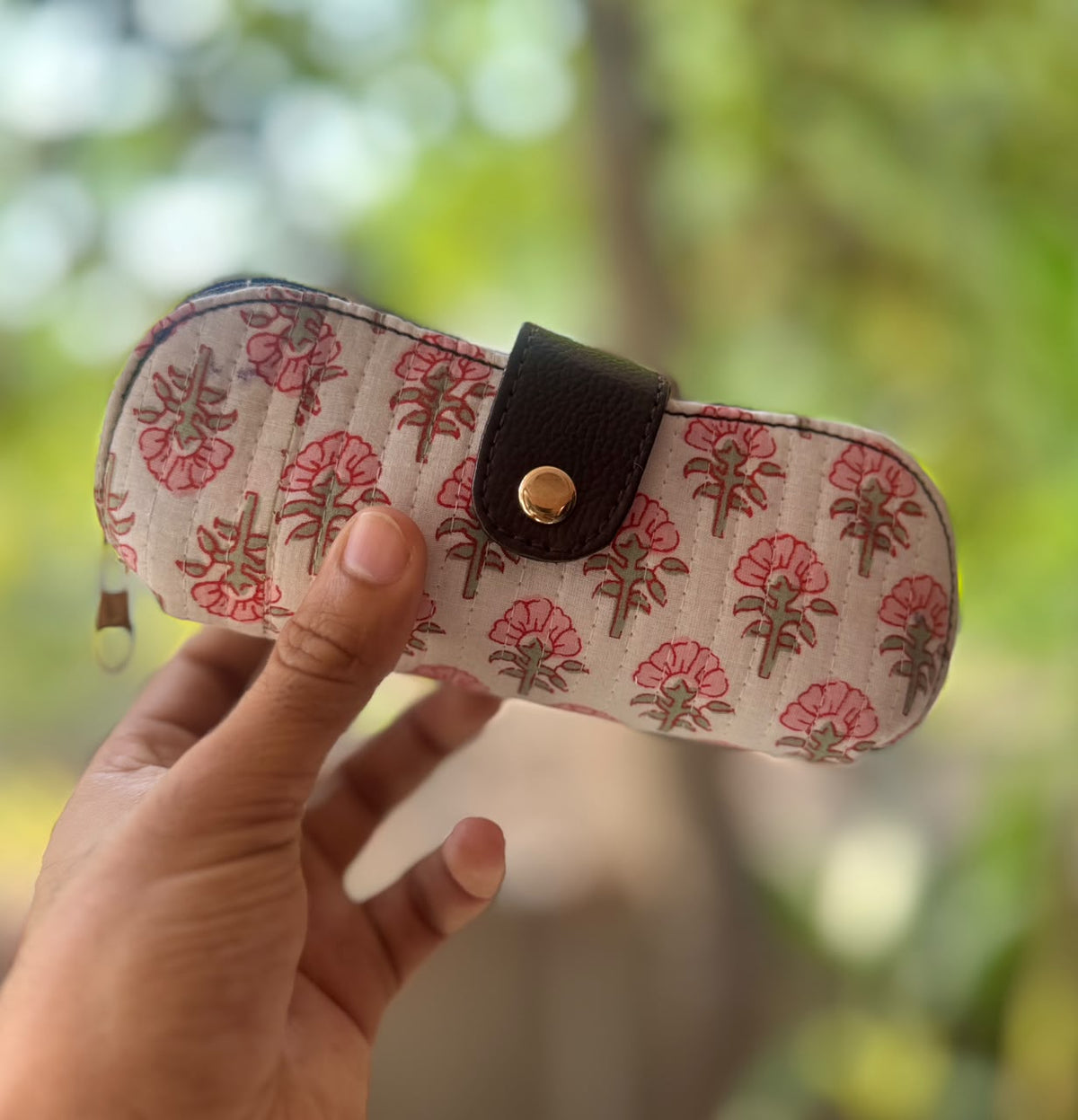 Hand Block Printed Fabric Spectacle Cover (Set of 5)