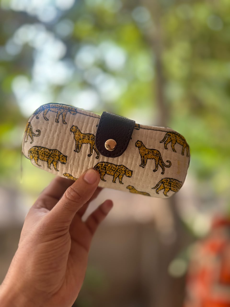 Hand Block Printed Fabric Spectacle Cover (Set of 5)
