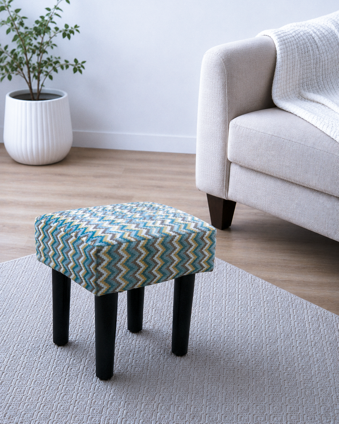 Geometric Design Footrest