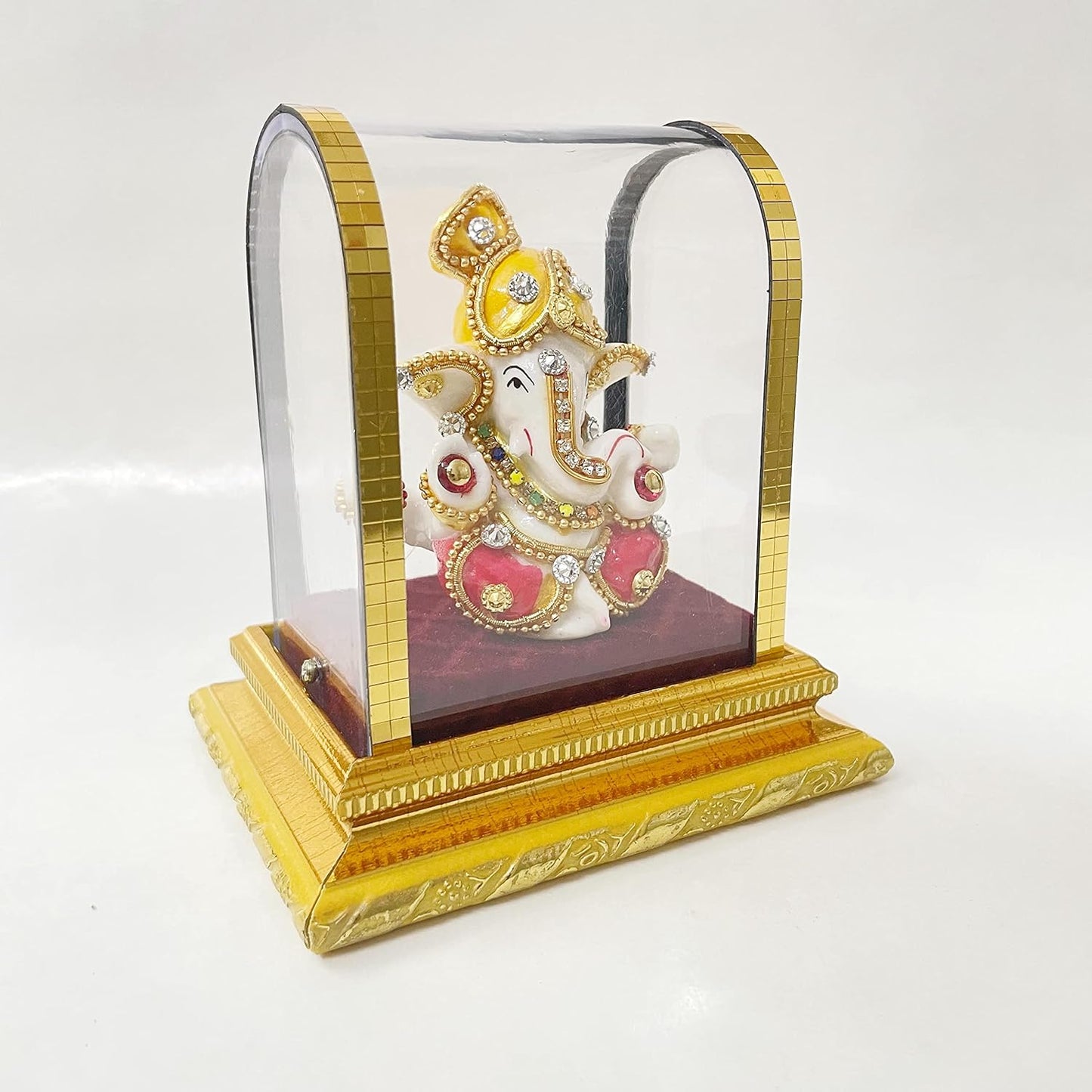 Ganesha Idol in Glass Box