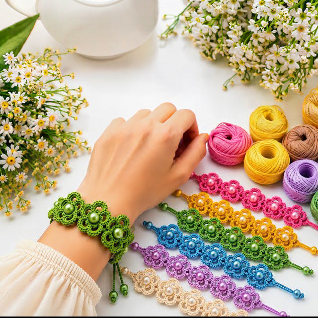 Handmade Crochet Rakhi (Set of 5)