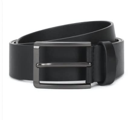 Leather Wallet & Belt Gift Set - Black