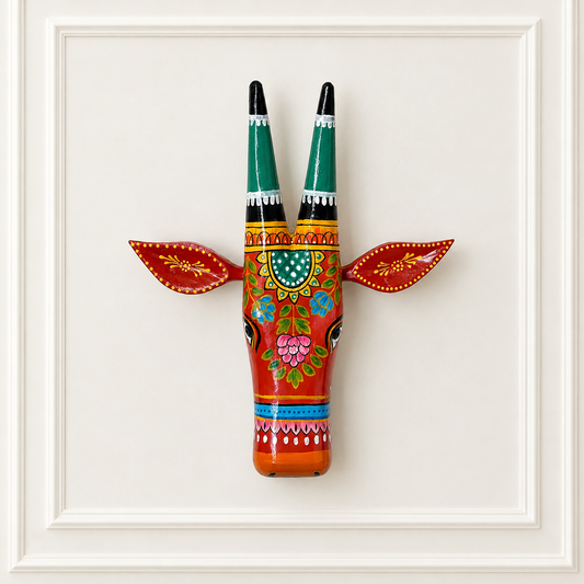 Red Cow Wall Decor Hand painted (Single Pc)