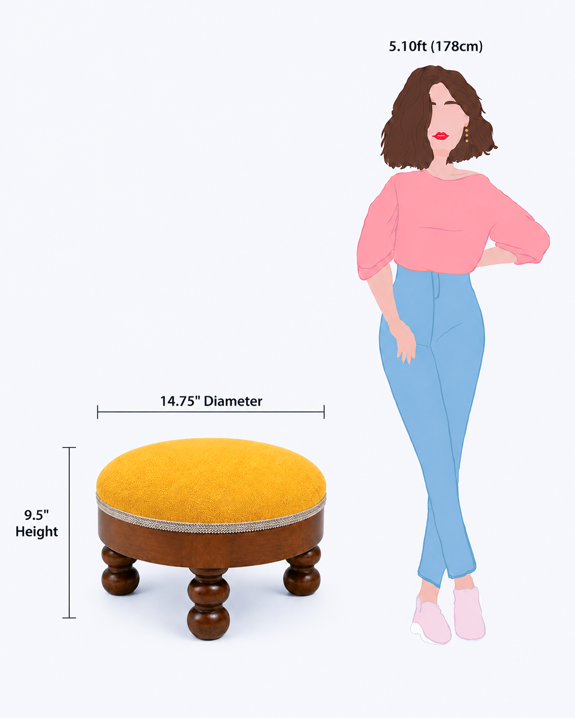 Vintage Footstool